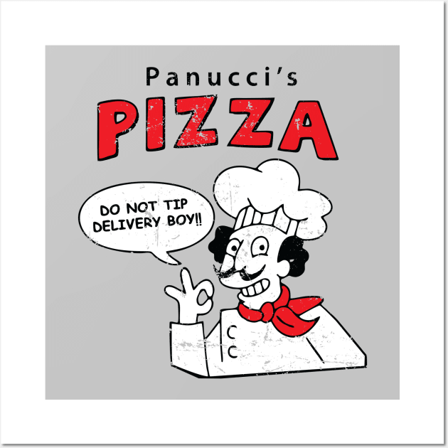 Panucci's Pizza Wall Art by The Moon Child